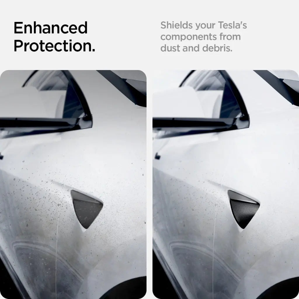 Tesla Model Y 2025 (Juniper) & Model 3 2025/2024 (Highland) Side Camera Protection Cover [2 Pack] - Spigen Malaysia