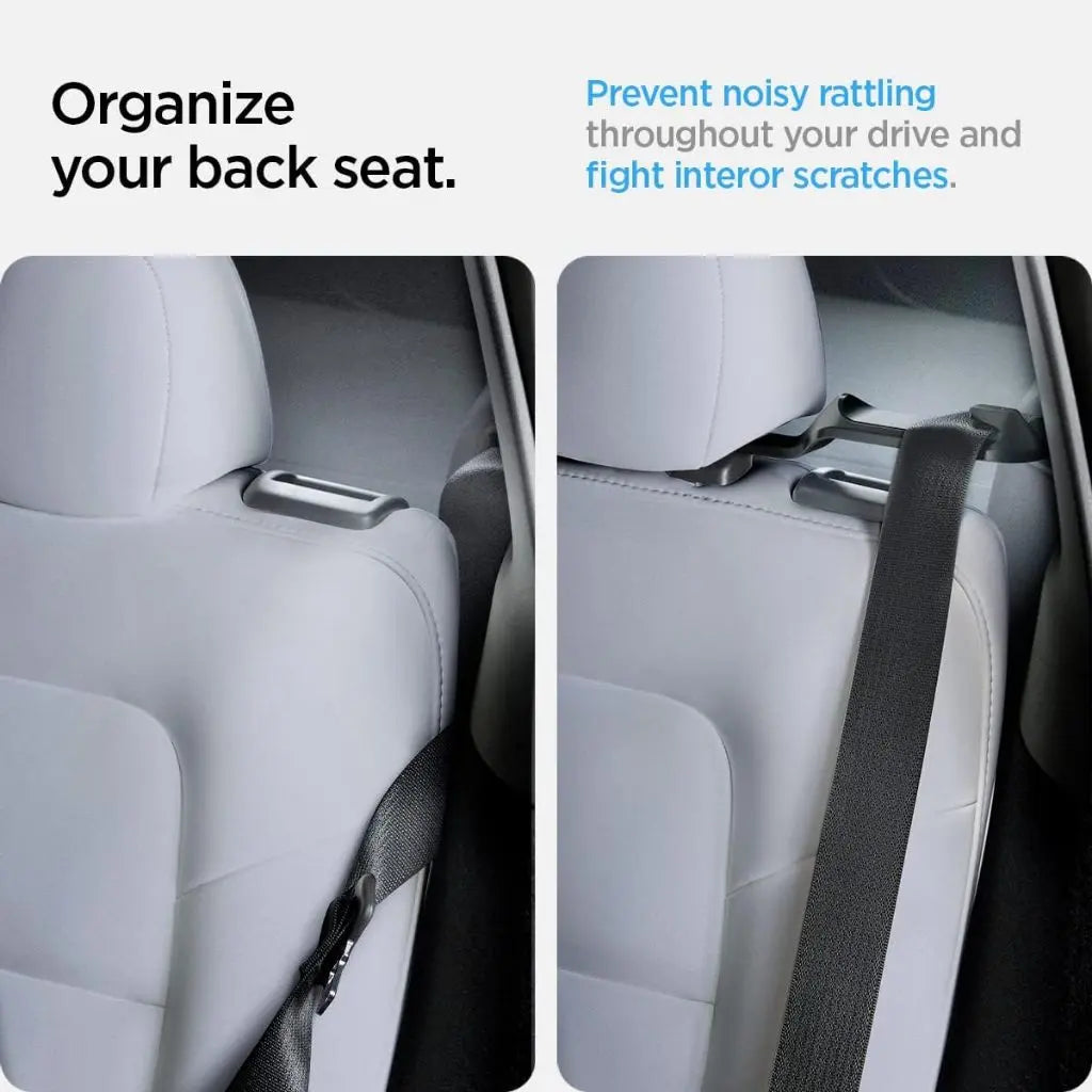 [2 Pack] Tesla Model Y (2020 - 2025) Backseat Seatbelt Guide Holder TO250 - Spigen Malaysia