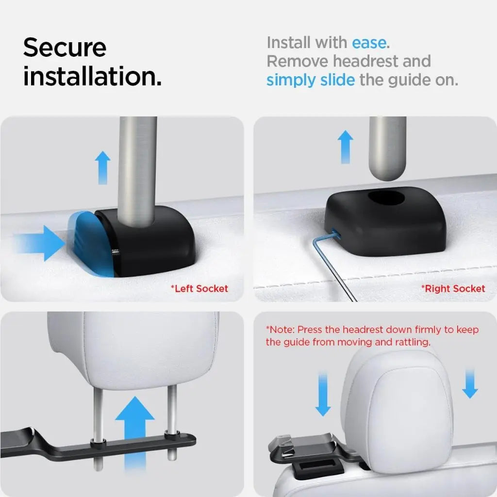 [2 Pack] Tesla Model Y (2020 - 2025) Backseat Seatbelt Guide Holder TO250 - Spigen Malaysia