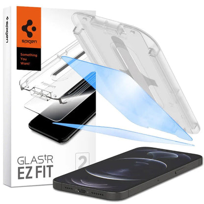 [2 Pack] iPhone 16e (2025) / 14 / 13 Pro / 13 Screen Protector AntiBlue EZ Fit - Spigen Malaysia