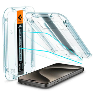 [2 Pack] iPhone 17 / 16 / 15 / 14 / 13 / 12 / 11 Series EZ Fit Screen Protector - Spigen Malaysia