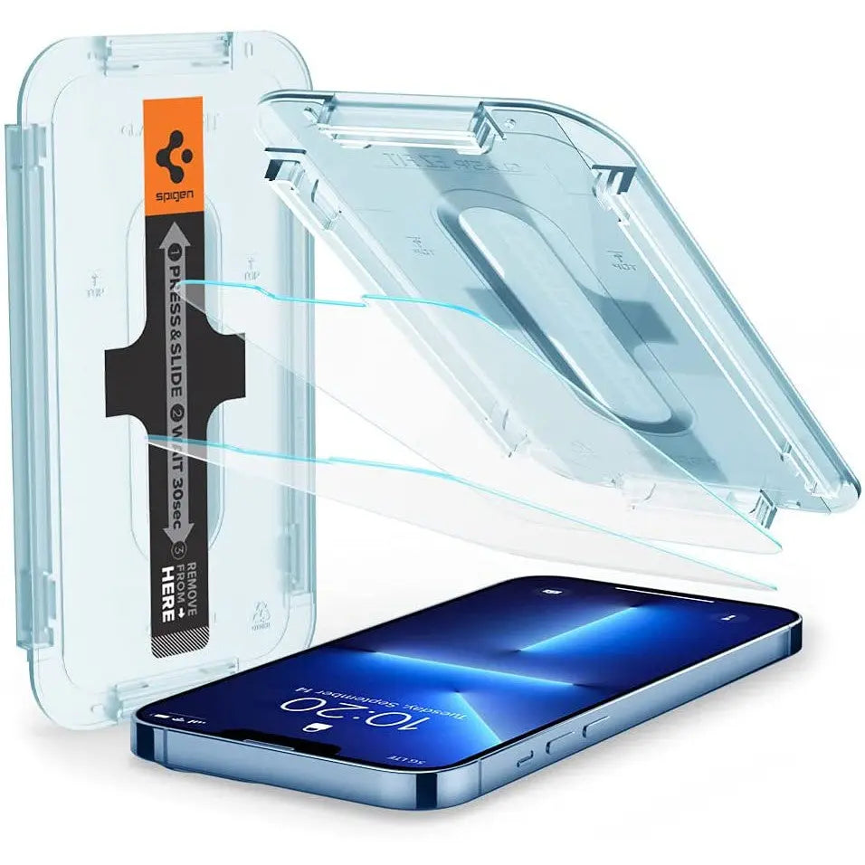 [2 Pack] iPhone 17 / 16 / 15 / 14 / 13 / 12 / 11 Series EZ Fit Screen Protector - Spigen Malaysia
