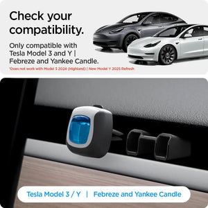[2 Pack] Tesla Model Y / Tesla Model 3 (2022-2025) Air Freshener Adapter - Spigen Malaysia