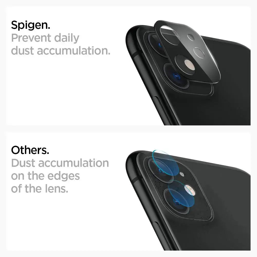 [2 Pack] iPhone 11 Camera Lens Protector Optik - Spigen Malaysia