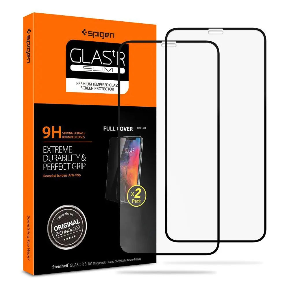 [2 Pack] iPhone XS / iPhone 11 Pro Screen Protector  Full Coverage HD Tempered Glass - Spigen Malaysia