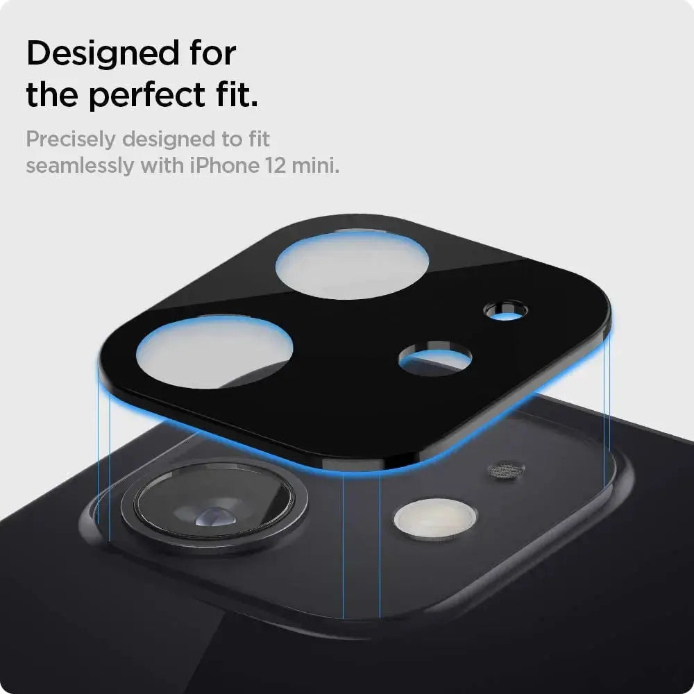 [2 Pack] iPhone 12 Mini Camera Lens Protector Optik - Spigen Malaysia