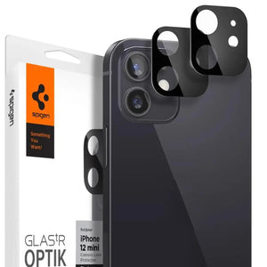 [2 Pack] iPhone 12 Mini Camera Lens Protector Optik - Spigen Malaysia