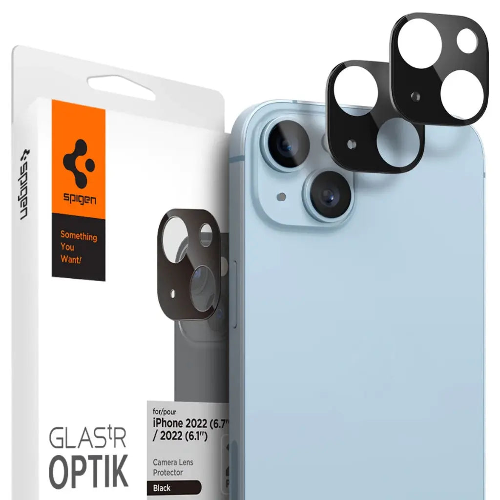 [2 Pack] iPhone 14 Plus / iPhone 14 Camera Lens Protector Optik - Spigen Malaysia
