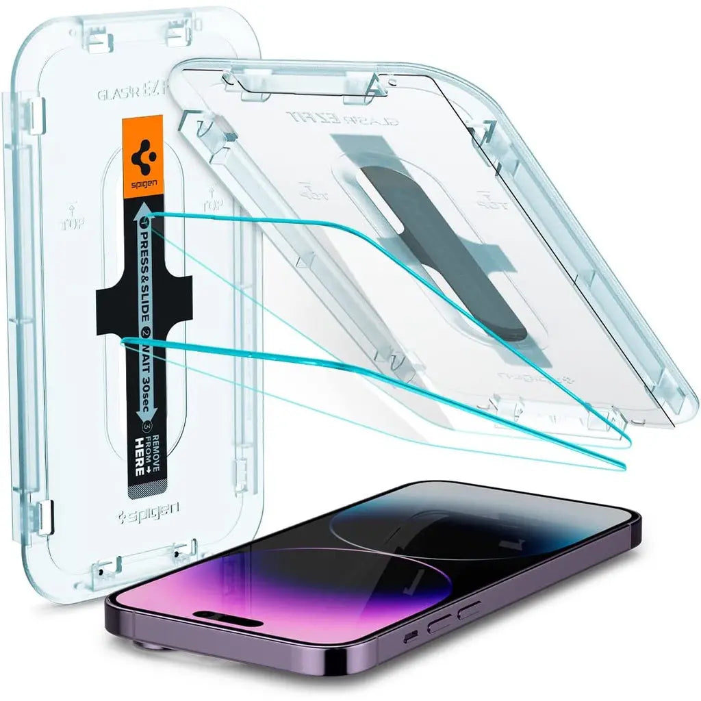 [2 Pack] iPhone 14 Pro Max Screen Protector Glas.tR EZ Fit - Spigen Malaysia