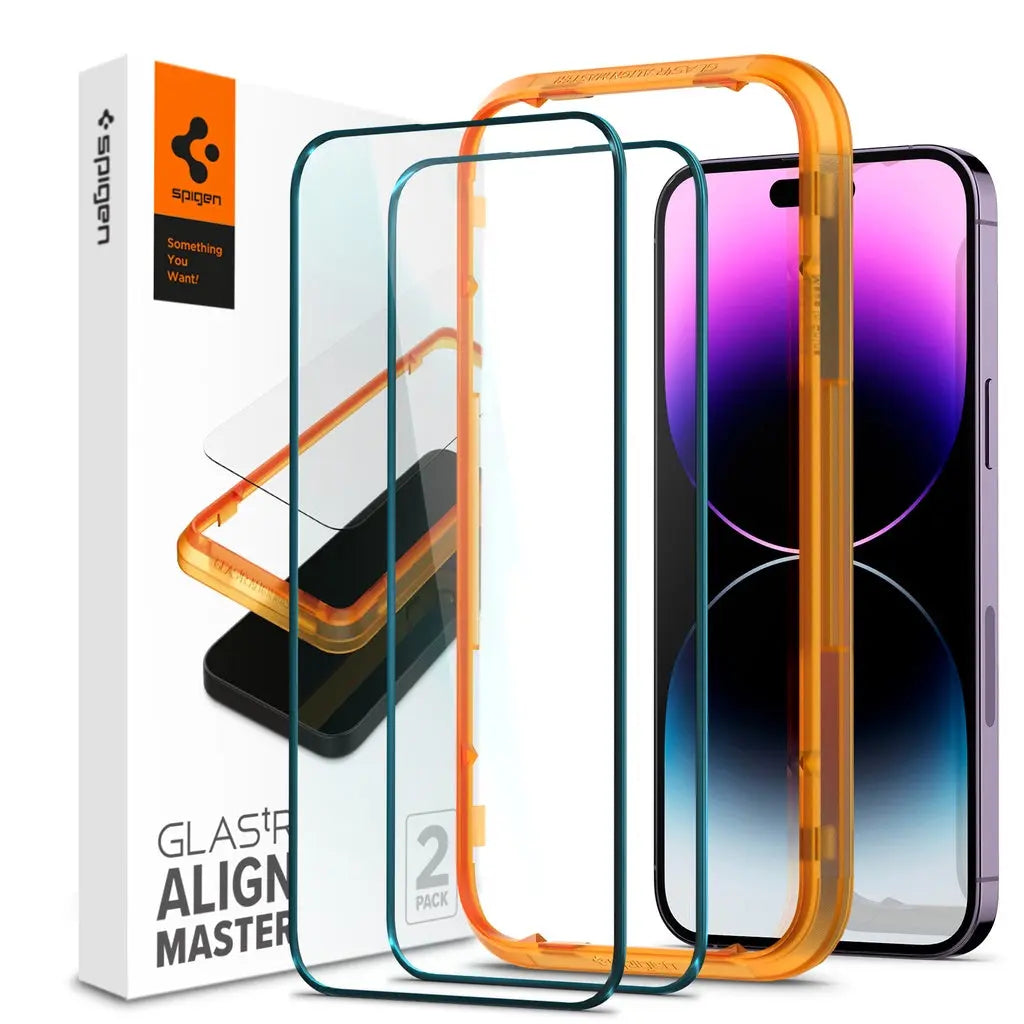 [2 Pack] iPhone 14 Pro Max Screen Protector - Spigen Malaysia