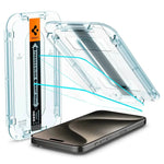 [2 Pack] iPhone 15 Pro Max Screen Protector Glas.tR EZ Fit - Spigen Malaysia