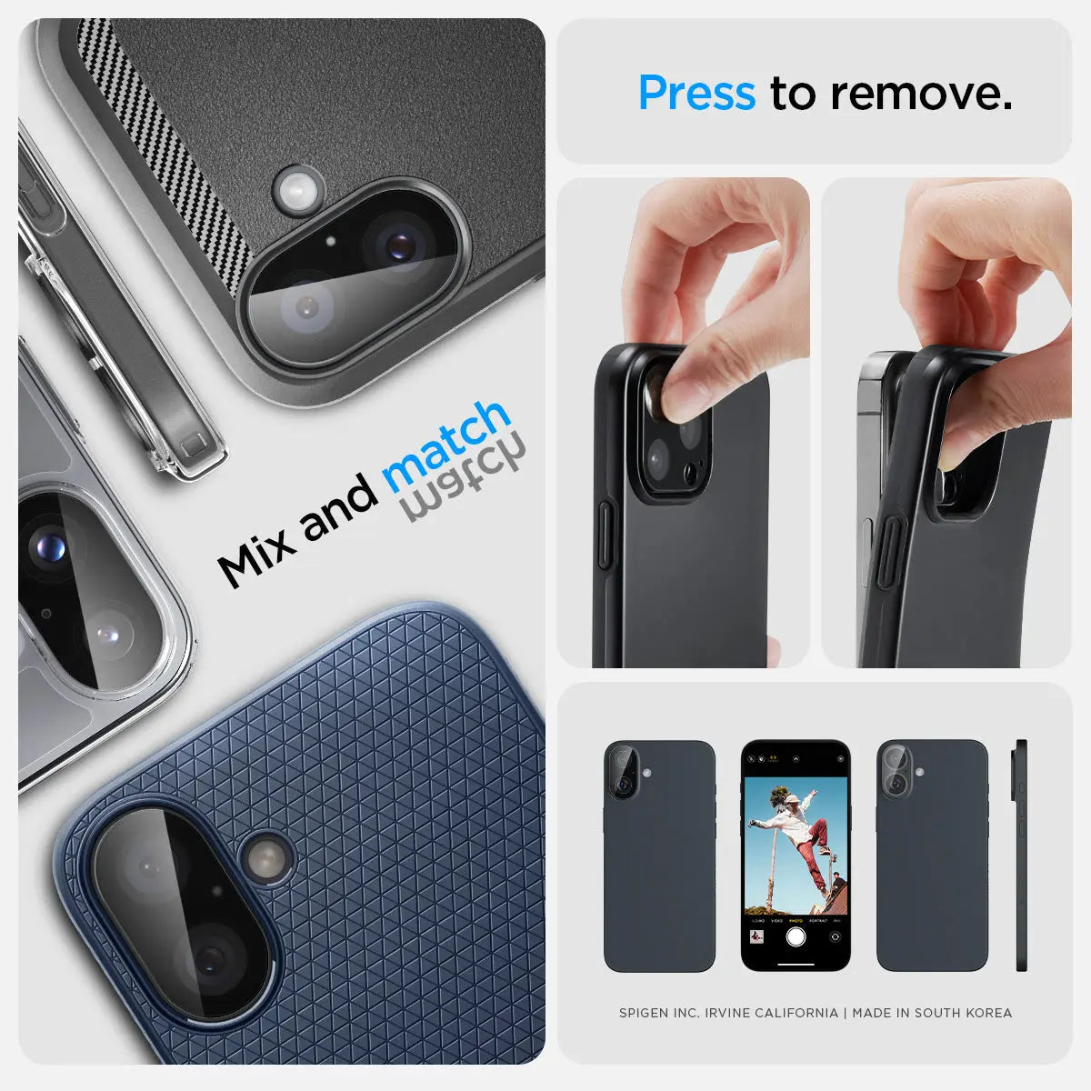 [2 Pack] iPhone 16 Plus / iPhone 16 Camera Lens Protector Optic Lens - Spigen Malaysia