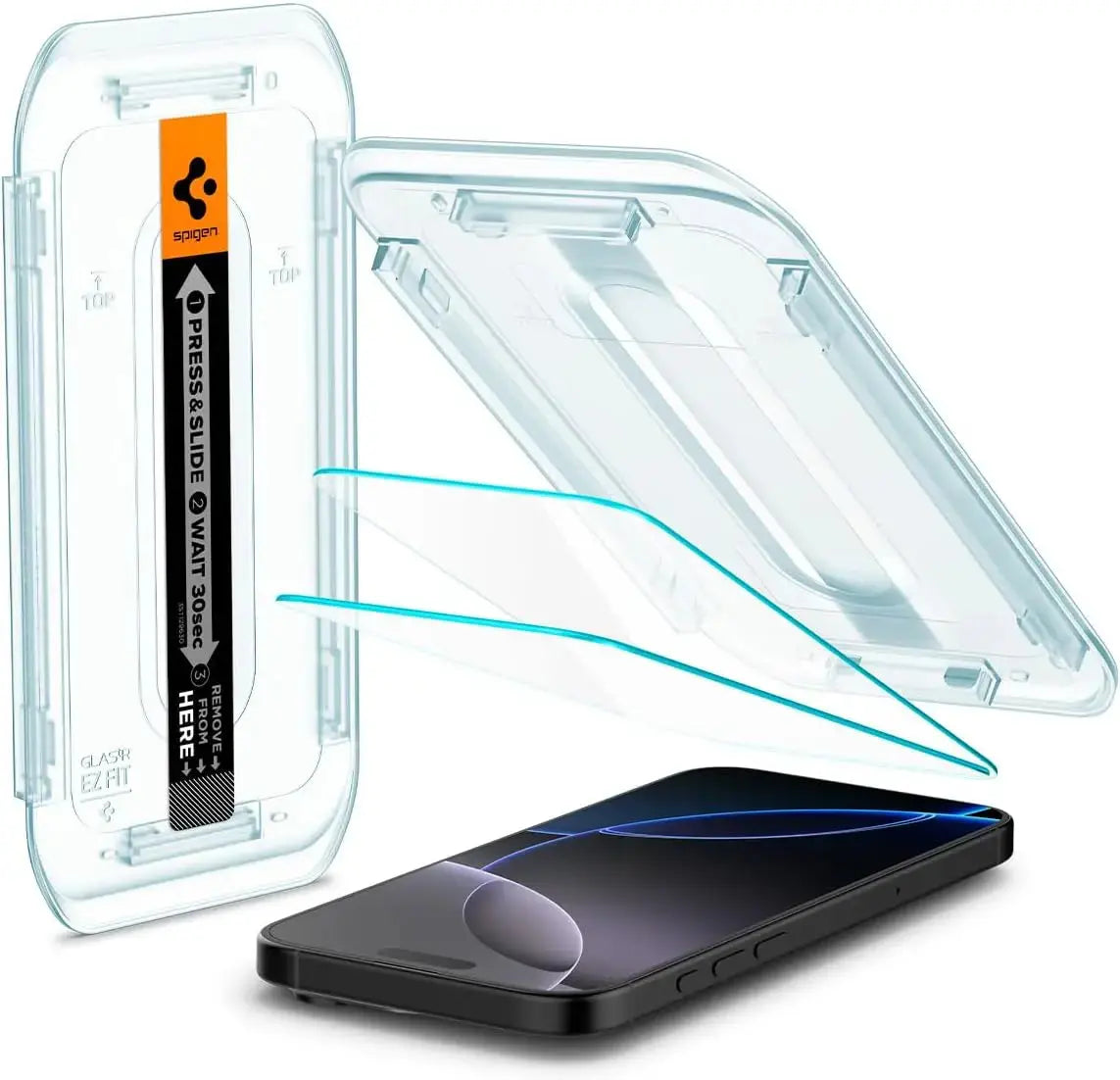 [2 Pack] iPhone 17 Pro / 17 / 16 Pro Tempered Glass EZ Fit - Spigen Malaysia