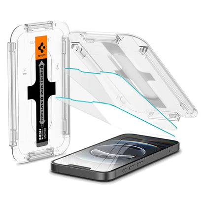 [2 Pack] iPhone 16e (2025) / 14 / 13 Pro / 13 screen protector EZ fit - Spigen Malaysia