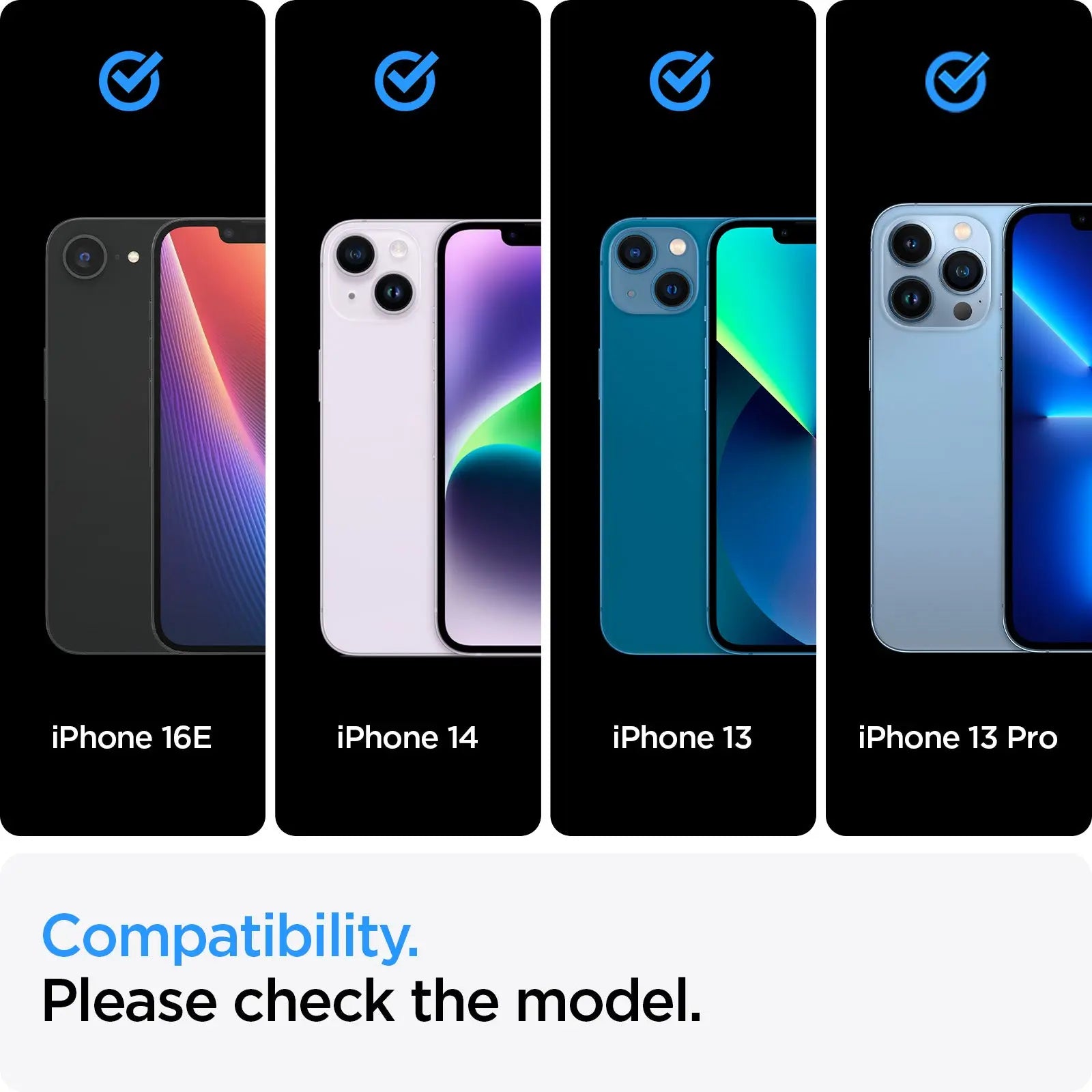 [2 Pack] iPhone 16e (2025) / 14 / 13 Pro / 13 screen protector EZ fit - Spigen Malaysia