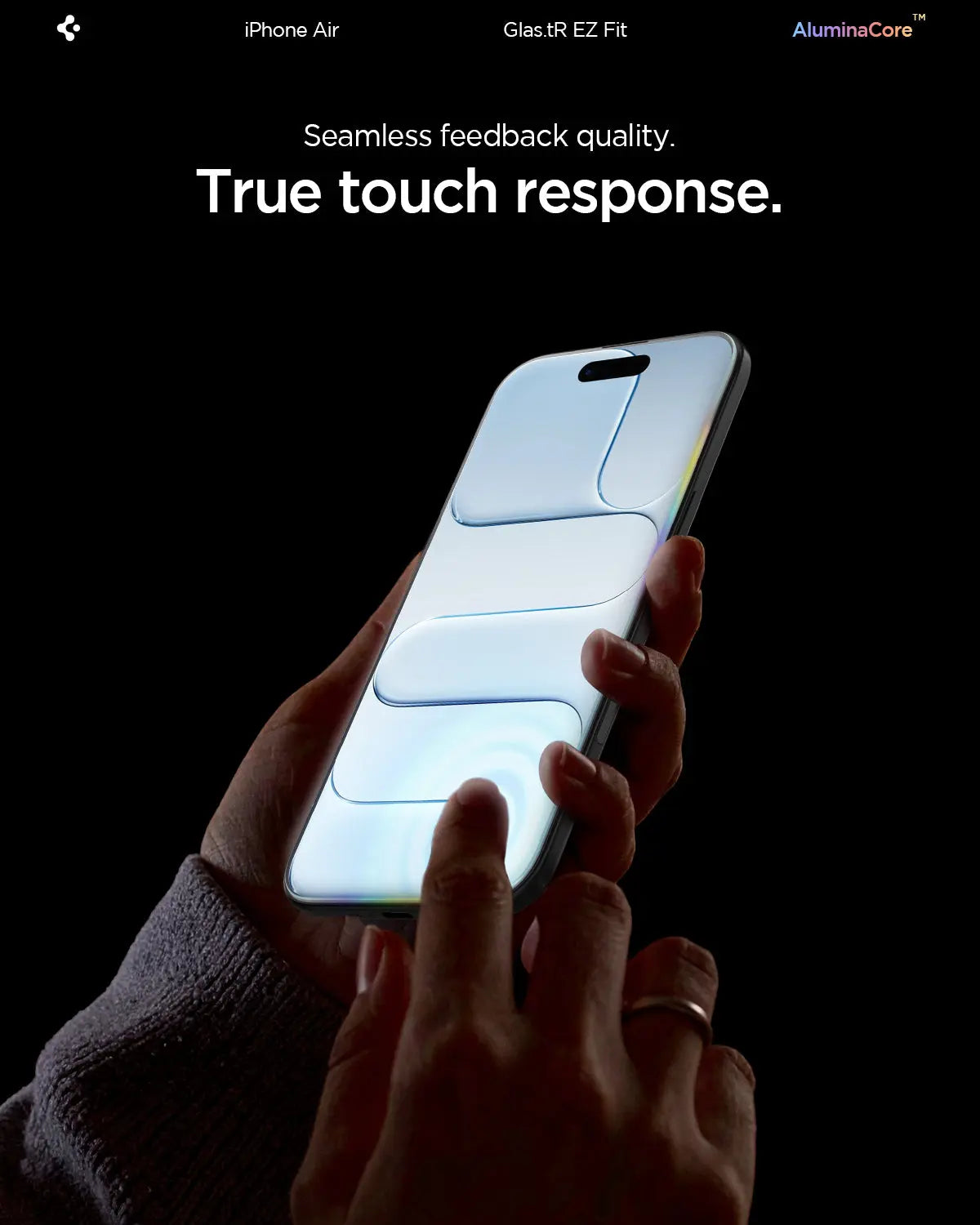 [2 Pack] iPhone Air Tempered Glass Glas.tR EZ Fit - Spigen Malaysia