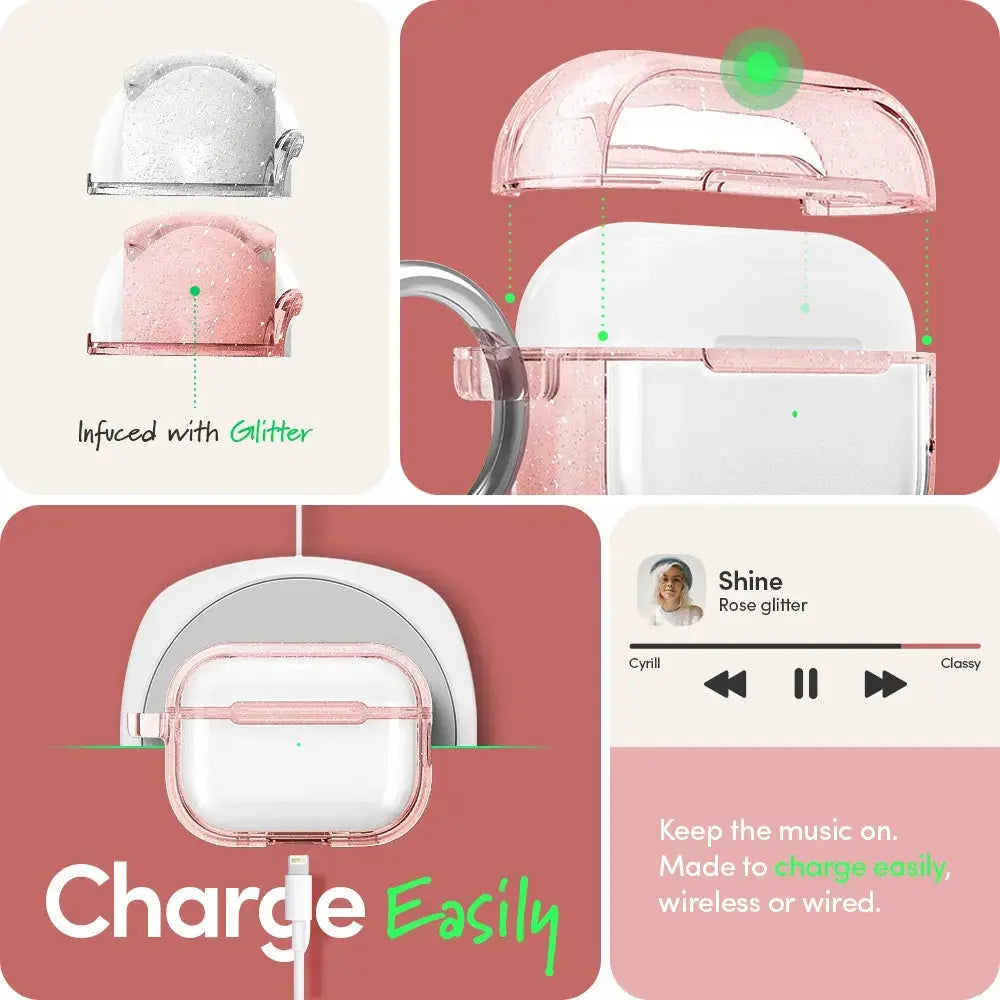 CYRILL Apple AirPods Pro 2 Case (2023/2022) Shine Glitter - Spigen Malaysia