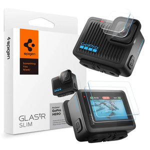 [4 Pack] GoPro Hero 4K Screen Protector Glas tR Slim (2Pack Camera Lens Protectors + 2Pack Touch Screen Protectors)