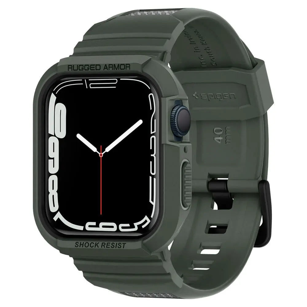 Apple Watch Case Series SE 3 / 9 / 8 / SE 2 / 7 / SE / 6 (41mm / 40mm) Rugged Armor Pro - Spigen Malaysia