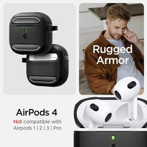 AirPods 4 Case (2024) Rugged Armor - Spigen Malaysia