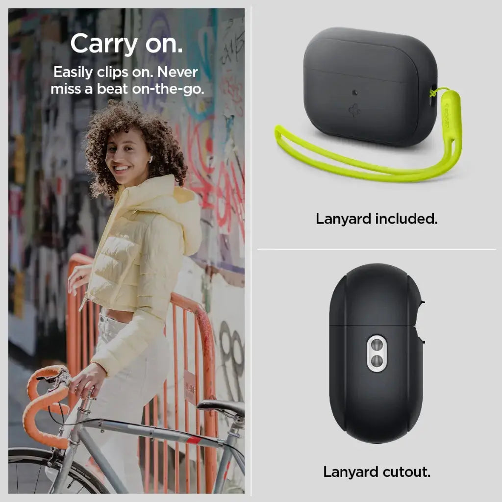 AirPods Pro 2 Case Silicone Fit and Strap - Spigen Malaysia