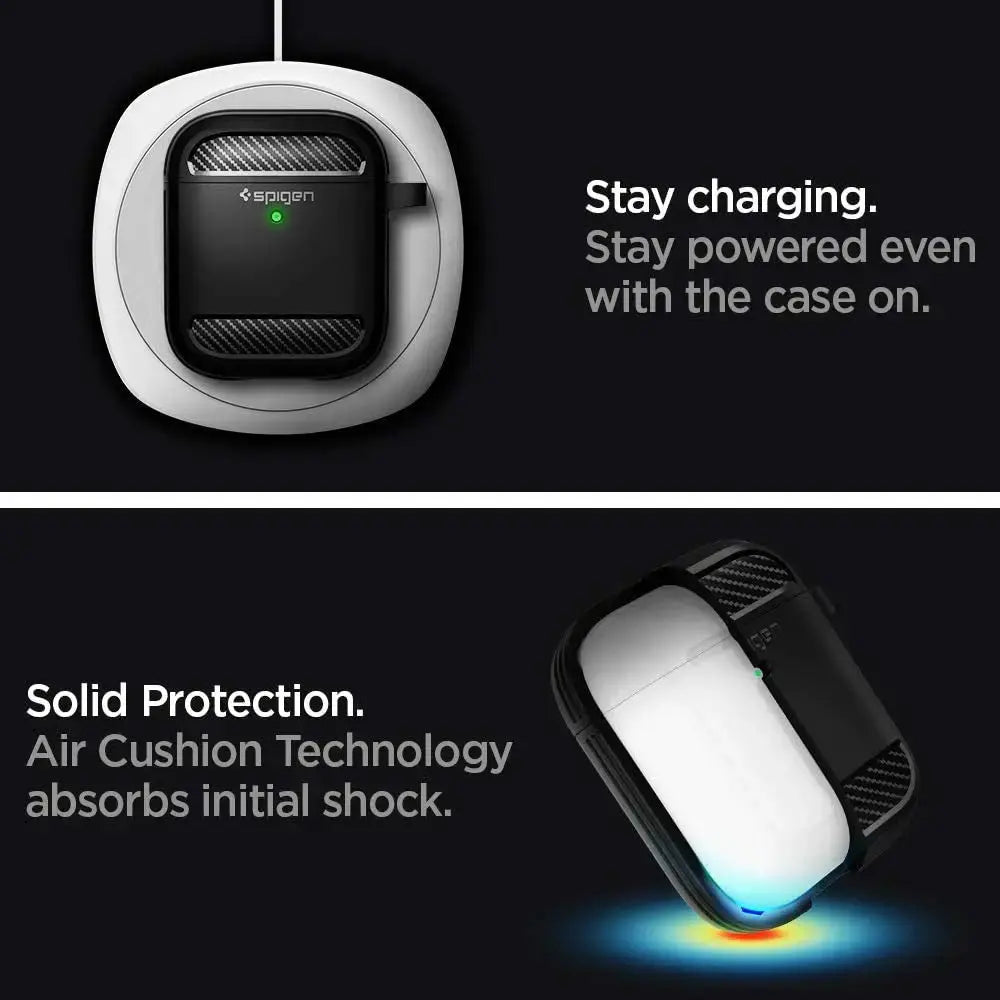 Apple AirPods 2 / AirPods Case Rugged Armor - Spigen Malaysia
