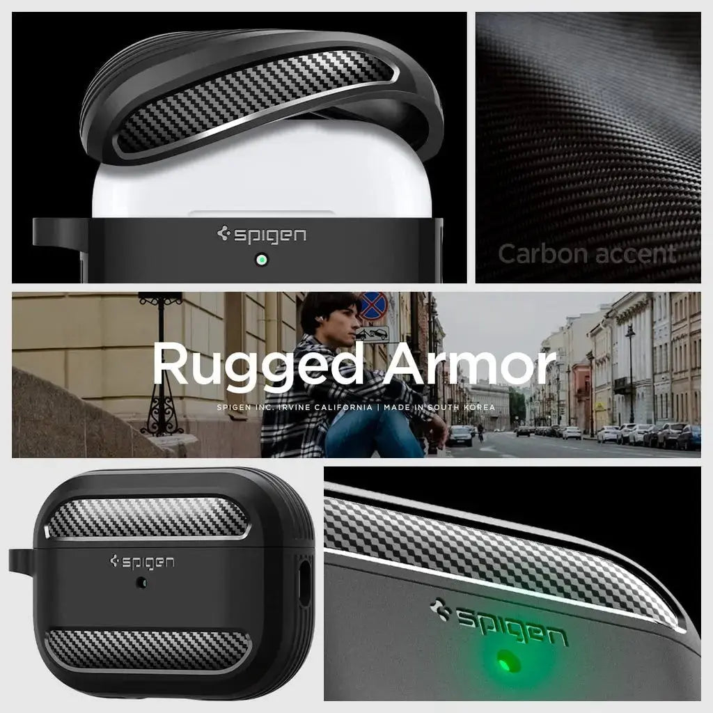 Apple AirPods Pro 2 Case Rugged Armor - Spigen Malaysia