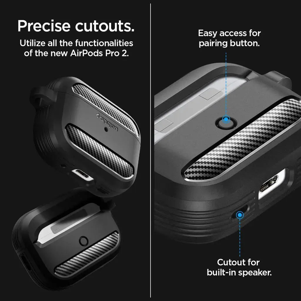 Apple AirPods Pro 2 Case Rugged Armor - Spigen Malaysia
