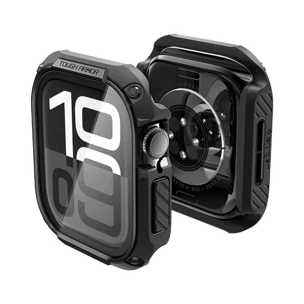 Apple Watch Case Series 11 / 10 (46mm) Tough Armor With Tempered Glass - Spigen Malaysia