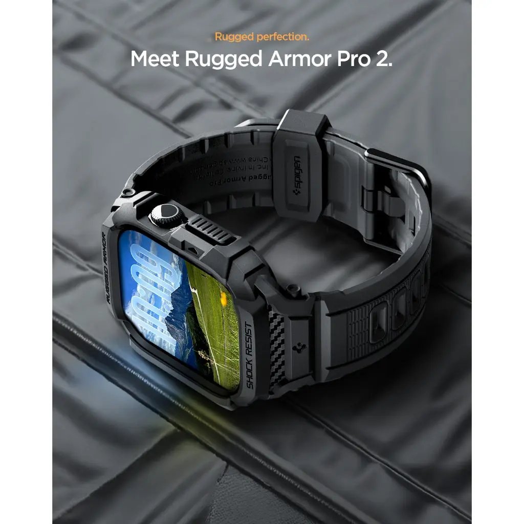 Apple Watch Case Series 11 / 10 (46mm) Rugged Armor Pro 2 - Spigen Malaysia