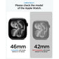 Apple Watch Case Series 11/10 (46mm) Thin Fit 360 with Tempered Glass