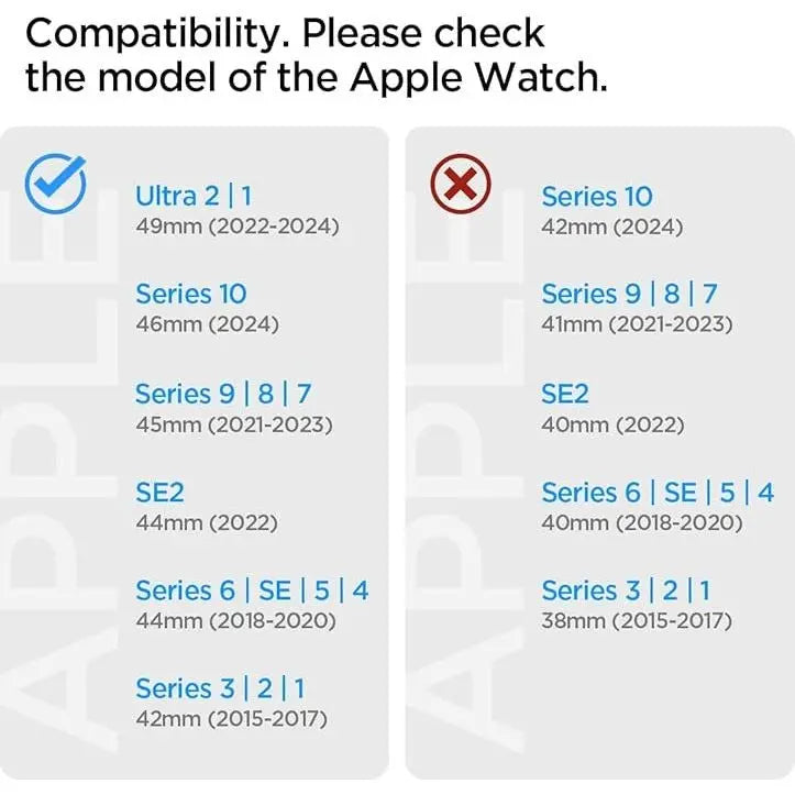Apple Watch Strap Series (49mm / 46mm / 45mm / 44mm / 42mm) Rugged Ultra Band - Spigen Malaysia
