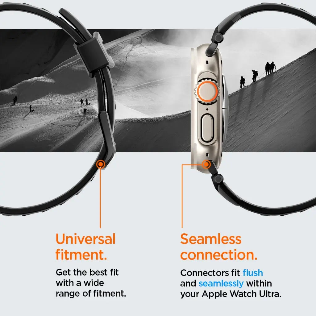 Apple Watch Strap Series (49mm / 46mm / 45mm / 44mm / 42mm) Rugged Ultra Band - Spigen Malaysia