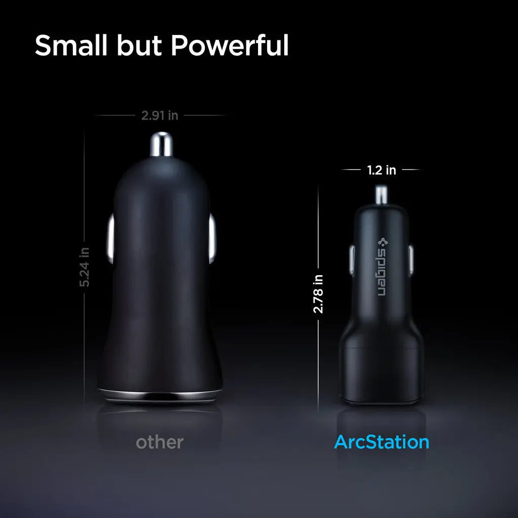 ArcStation Dual Port USB C Car Charger (PD 3.0 45W + 20W) - Spigen Malaysia
