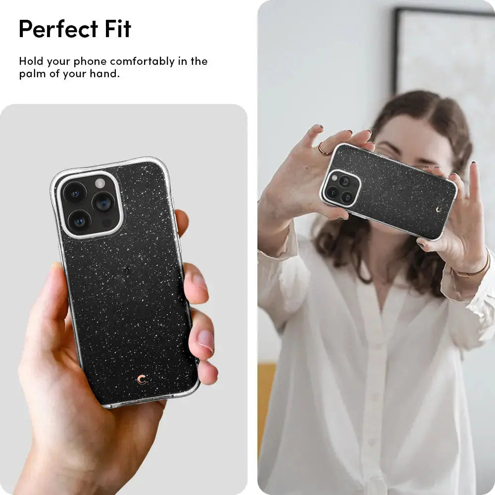 CYRILL iPhone 15 Pro Case Clear Glitter - Spigen Malaysia