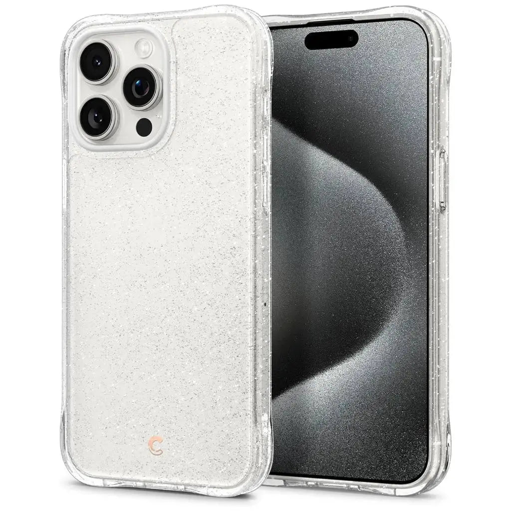 CYRILL iPhone 15 Pro Case Clear Glitter - Spigen Malaysia