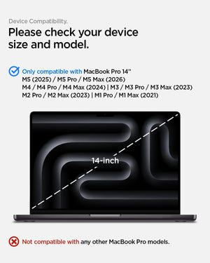 MacBook Pro 14-inch (2026/2025/2024/2023/2021) Screen Protector Full Cover - Spigen Malaysia