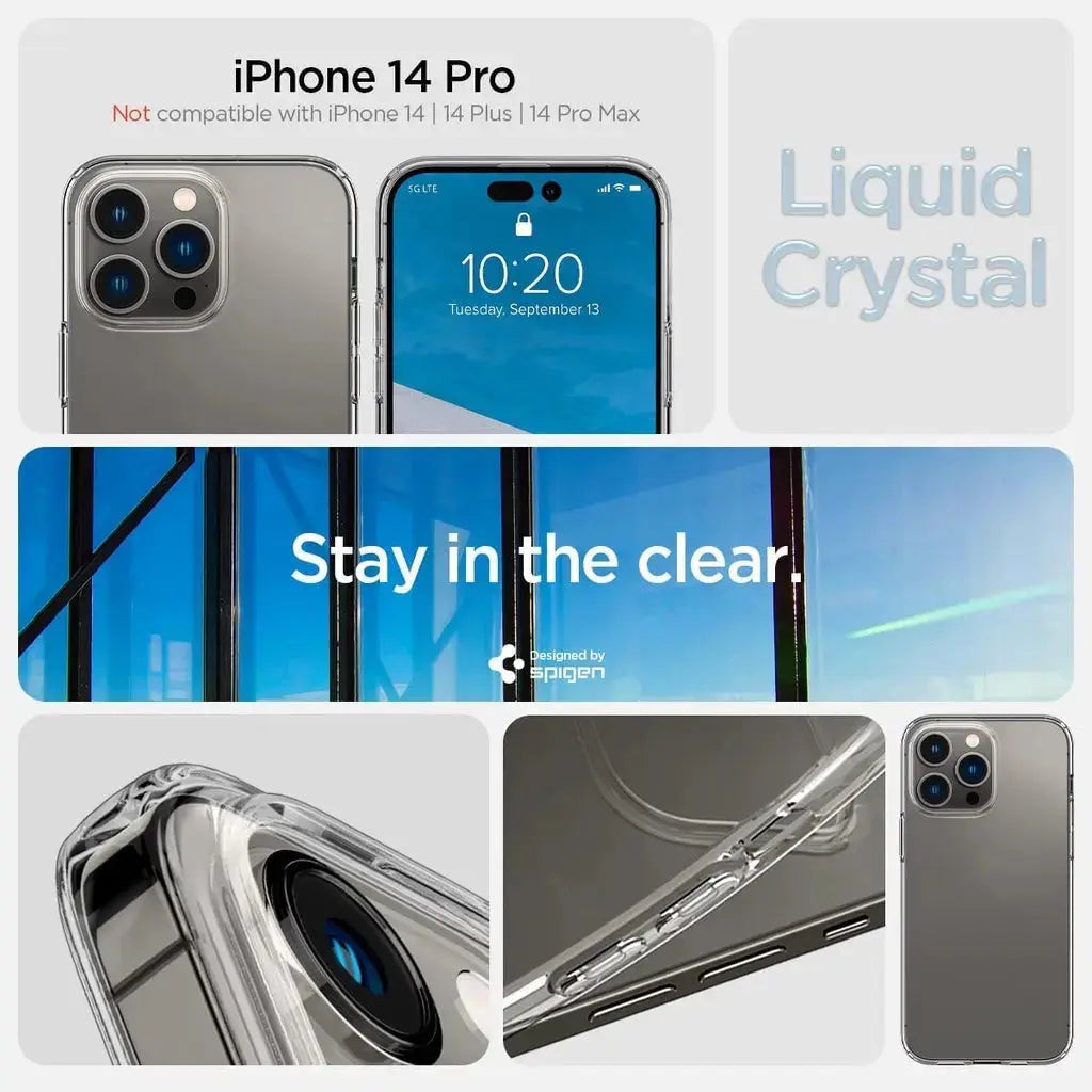 iPhone 14 Pro Case Liquid Crystal / Crystal Flex - Spigen Malaysia