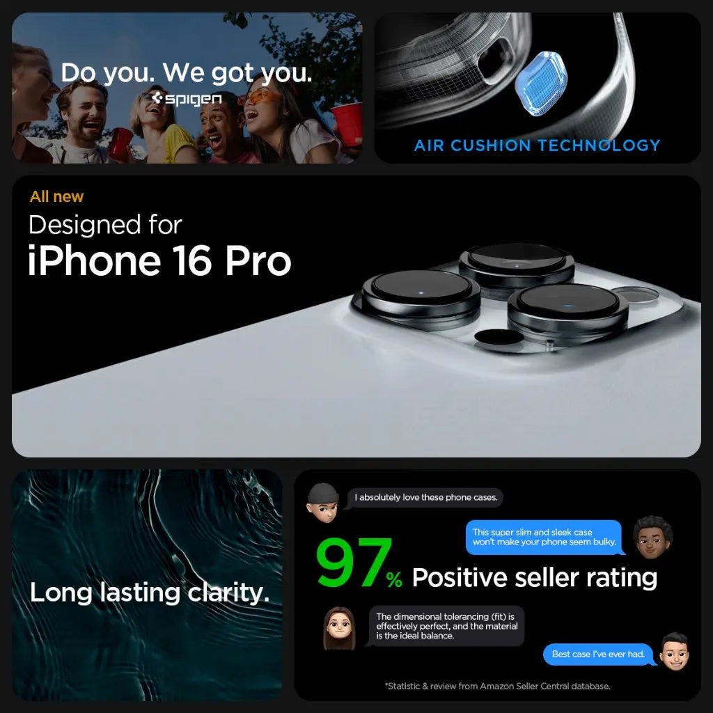iPhone 16 Pro Case Ultra Hybrid / Crystal Hybrid - Spigen Malaysia