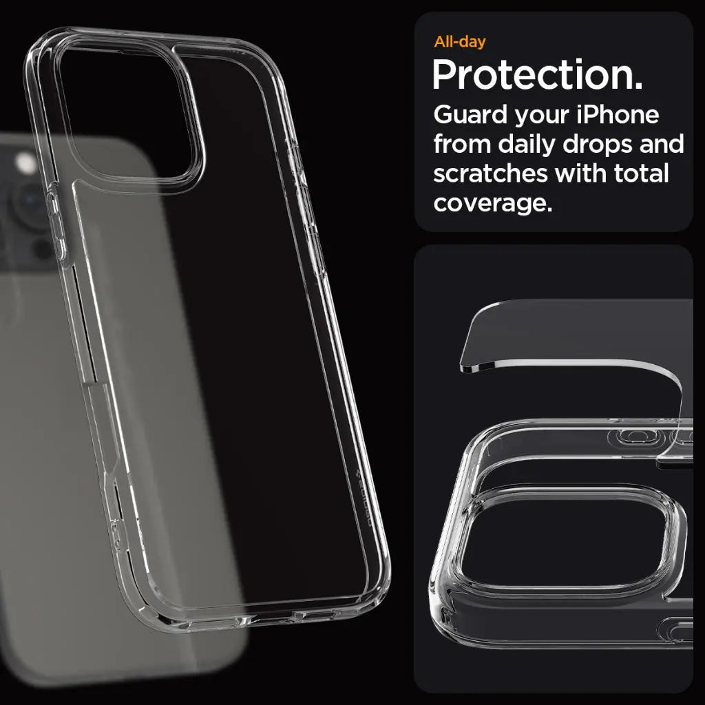 iPhone 16 Pro Case Ultra Hybrid / Crystal Hybrid - Spigen Malaysia