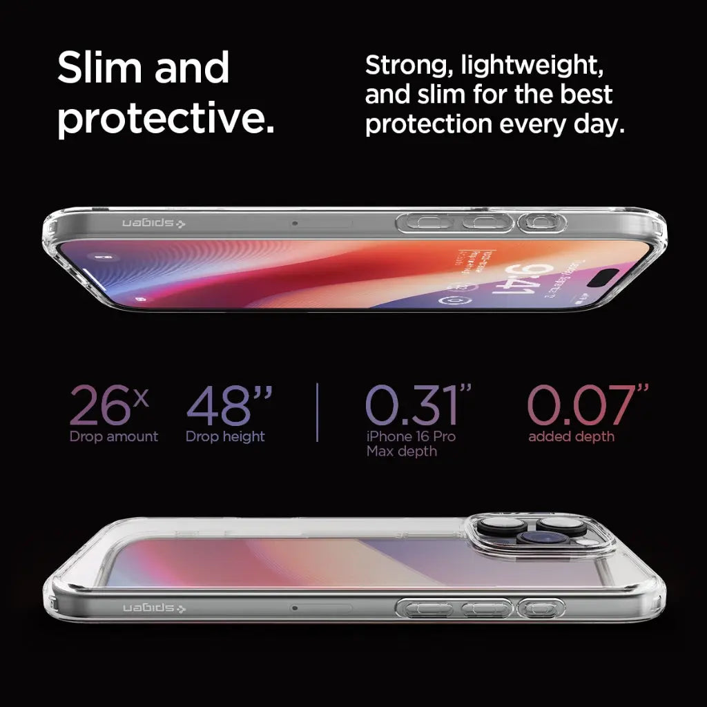 iPhone 16 Pro Case Ultra Hybrid / Crystal Hybrid - Spigen Malaysia