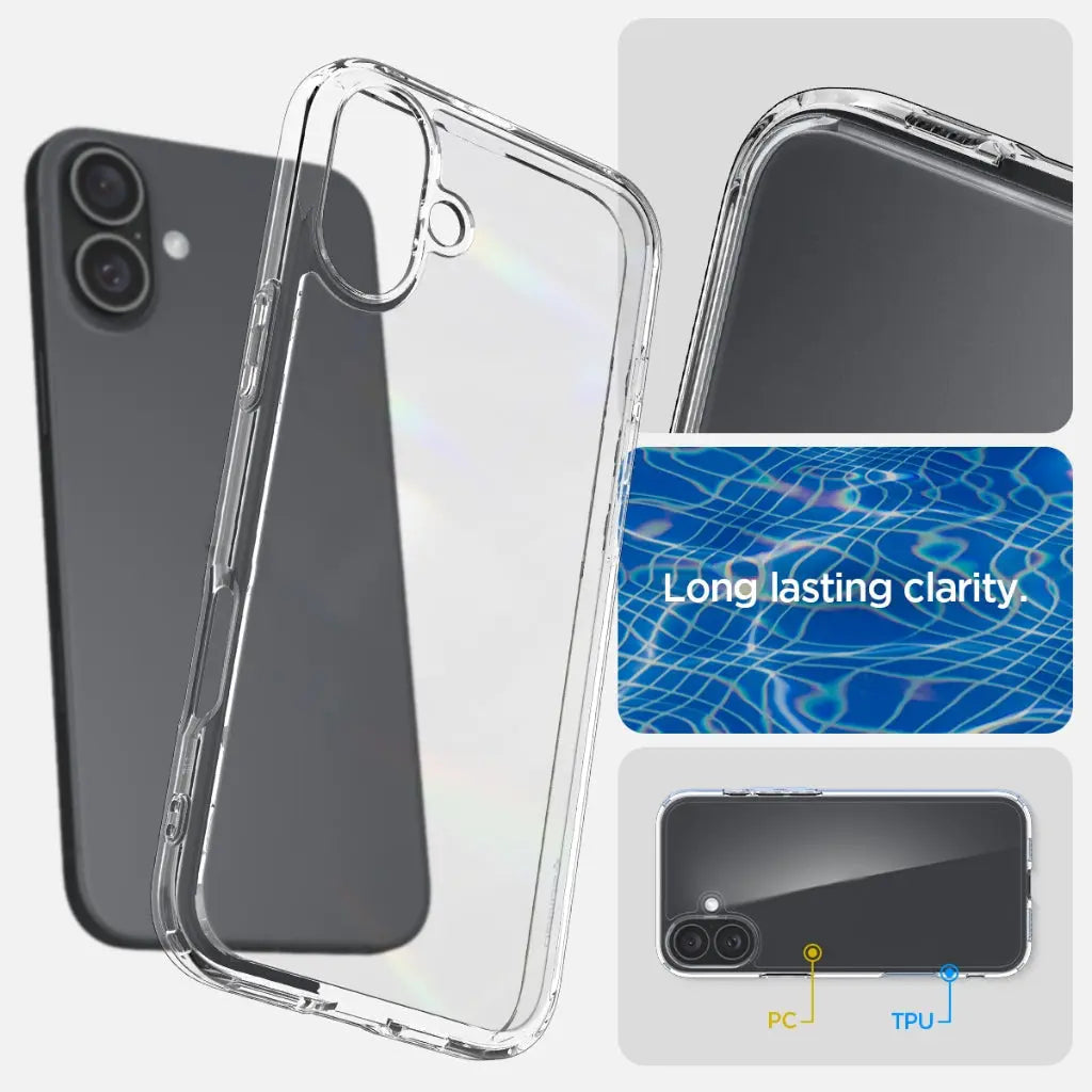 iPhone 16 Plus Case Ultra Hybrid / Crystal Hybrid - Spigen Malaysia