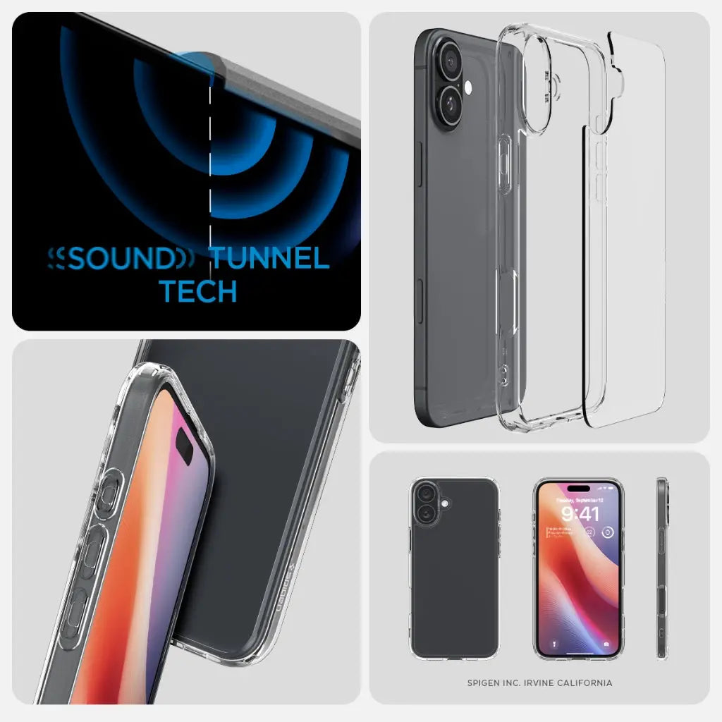 iPhone 16 Plus Case Ultra Hybrid / Crystal Hybrid - Spigen Malaysia