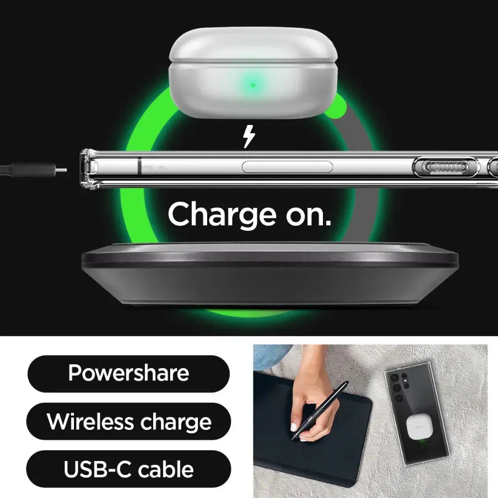 Galaxy S23 Ultra Case Ultra Hybrid / Crystal Hybrid - Spigen Malaysia