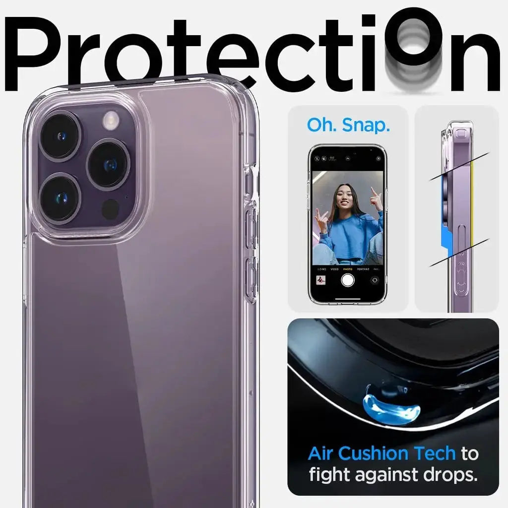 iPhone 14 Pro Max Case Ultra Hybrid / Crystal Hybrid - Spigen Malaysia