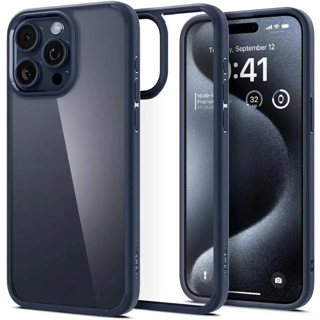 iPhone 15 Pro Case Ultra Hybrid / Crystal Hybrid - Spigen Malaysia