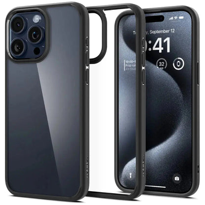 iPhone 15 Pro Case Ultra Hybrid / Crystal Hybrid - Spigen Malaysia