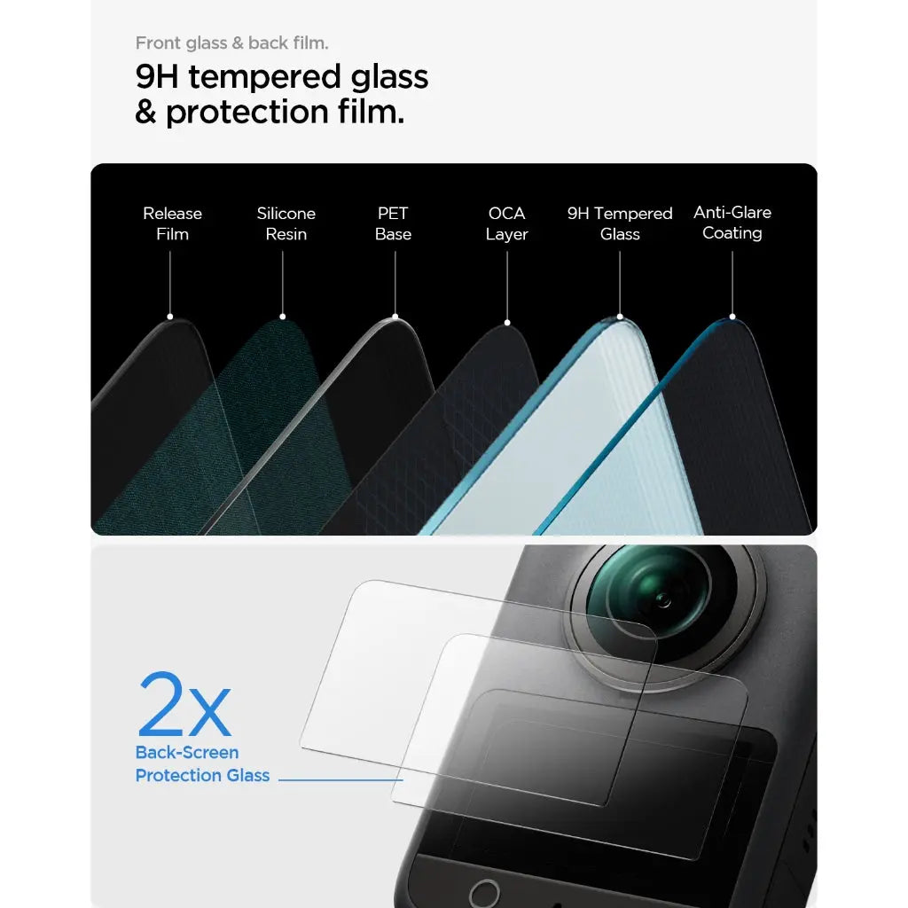 DJI Osmo 360 Screen Protector Glas.tR Slim - Spigen Malaysia
