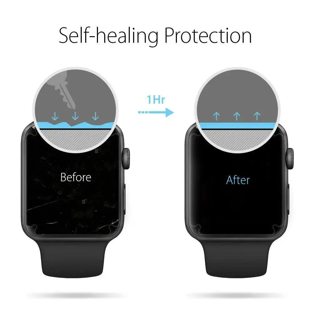 [Front 3pcs] Apple Watch Screen Protector Series (42mm) Neo Flex Film - Spigen Malaysia