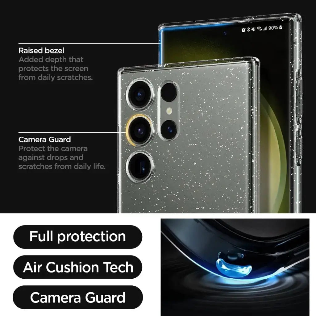 Galaxy S23 Ultra Case Liquid Crystal Glitter - Spigen Malaysia